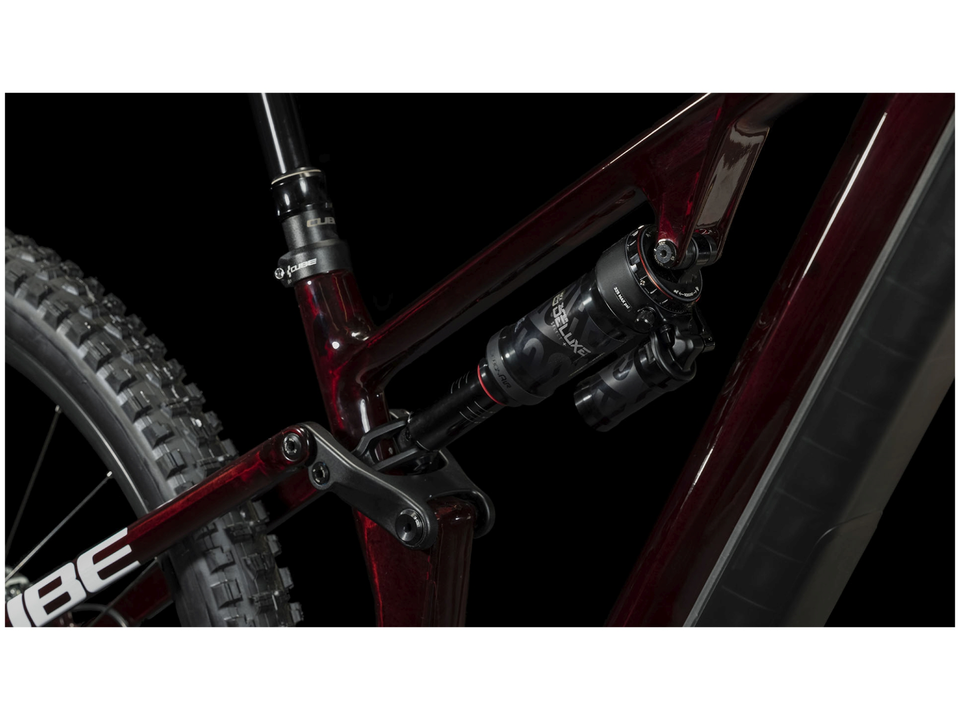 Cube Stereo Hybrid ONE55 C:68X SLX 750 29 red liquidred´n´carbon – Detail 2