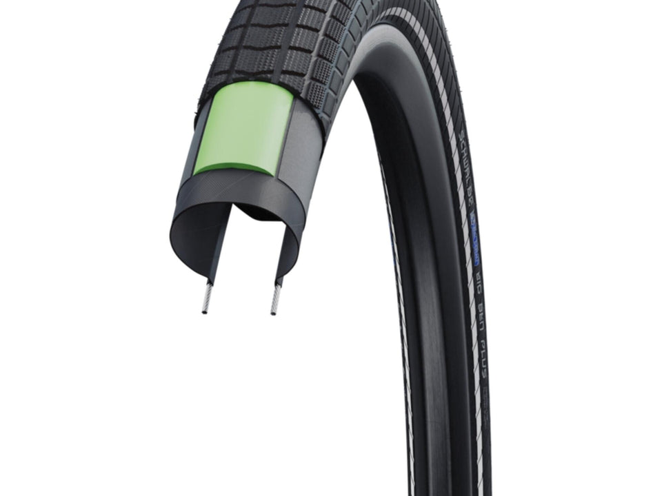 Schwalbe Big Ben Plus | Performance Line | GreenGuard Black+Reflex – Detail 3