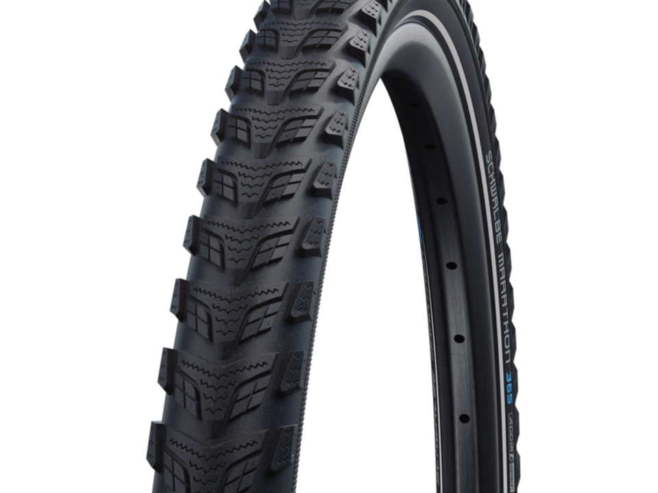 Schwalbe Marathon 365 | Performance Line | GreenGuard Black+Reflex – Detail 1
