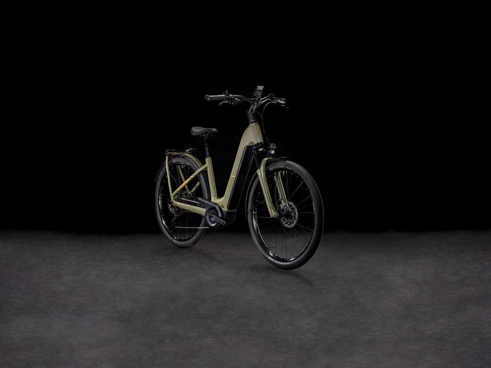 Cube Kathmandu Hybrid Pro 800 dustyolive´n´gold – Detail 1