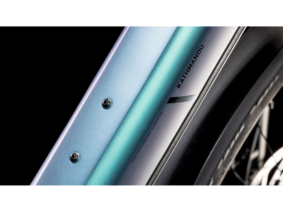 Cube Kathmandu Hybrid SLX 800 smaragdgrey´n´black – Detail 2