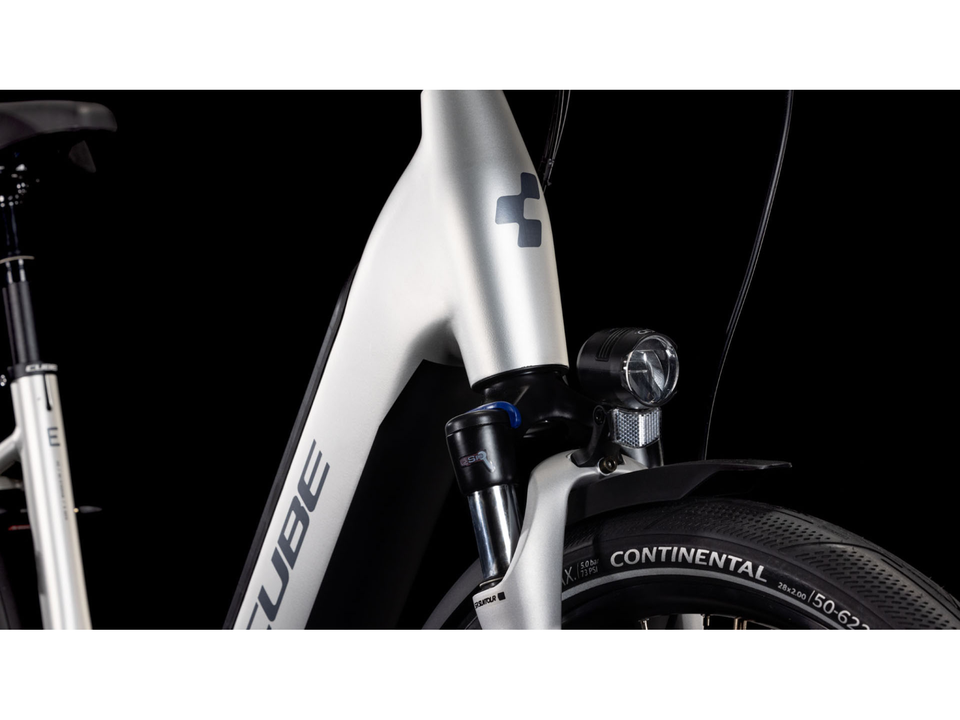 Cube Supreme RT Hyb. Comfort EXC 625 sleekgrey´n´lunar – Detail 3