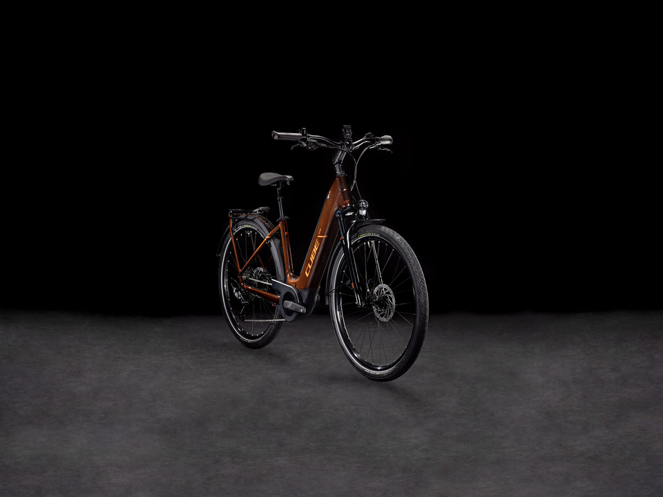 Cube Touring Hybrid Pro 625 cinnamon´n´orange – Detail 1