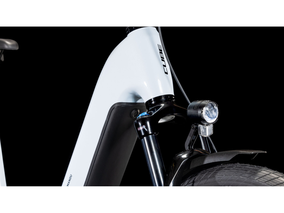 Cube Kathmandu Hybrid ONE 800 polarwhite´n´black – Detail 4