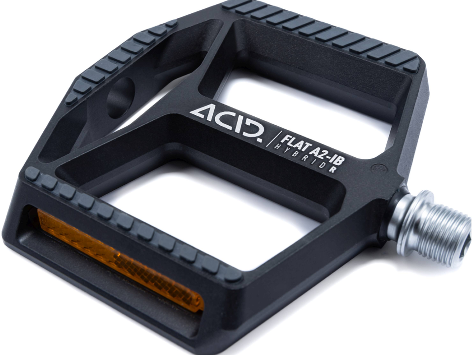 Acid Pedale FLAT A2-IB Hybrid R black – Detail 2