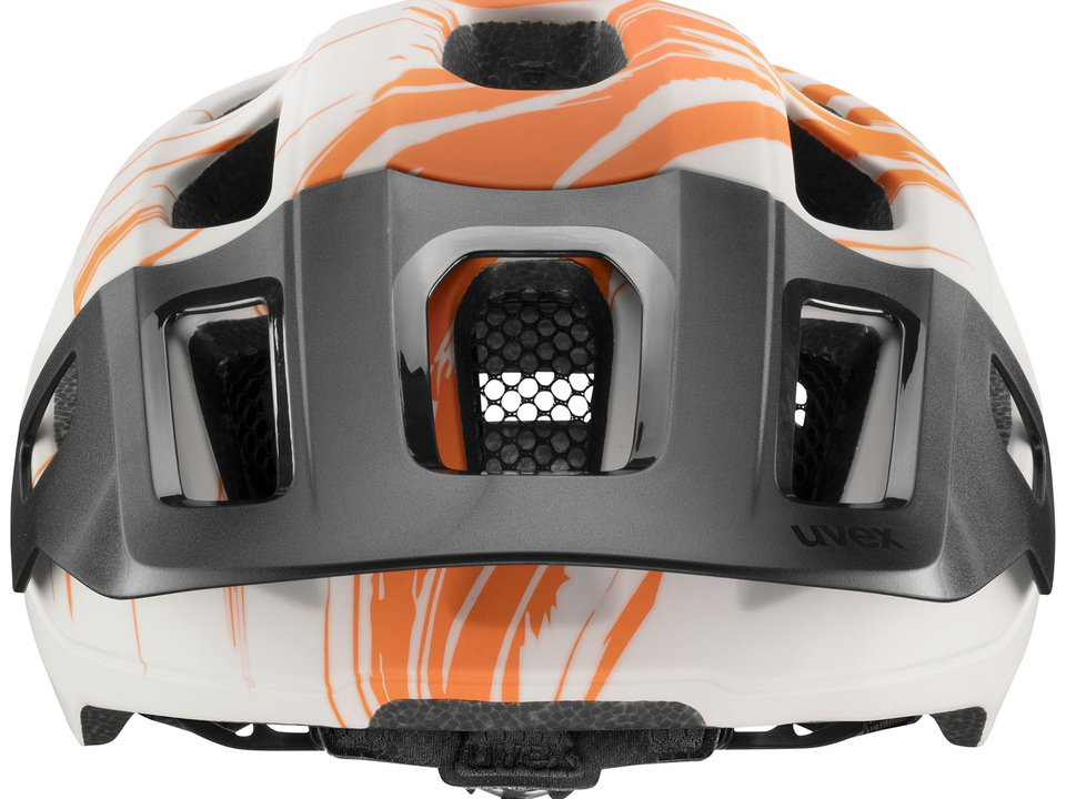 Uvex react jr. warm grey-orange matt – Detail 1