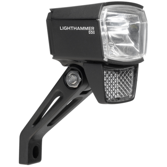 Trelock LS 800 LIGHTHAMMER 60 LUX E-BIKE ZL 410 Schwarz