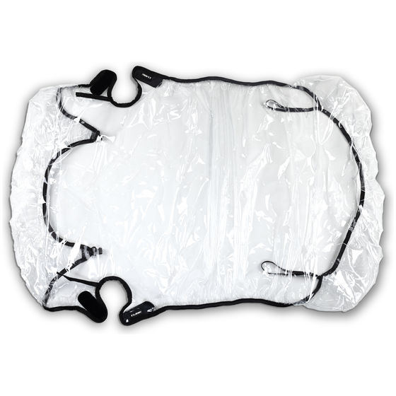 Cube Regenschutz für Kids Fahrradanhänger Double CMPT transparent