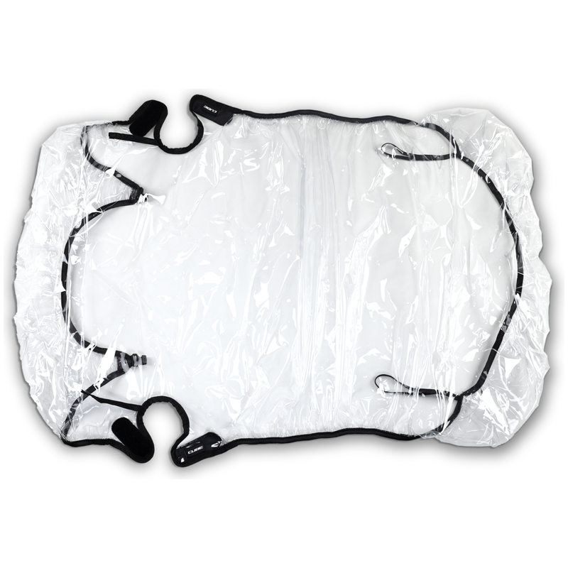 Cube Regenschutz für Kids Fahrradanhänger Double CMPT transparent