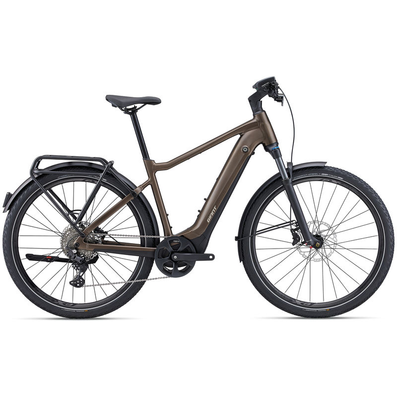 GIANT Explore E+ Pro 1 truffle / black satin-matt