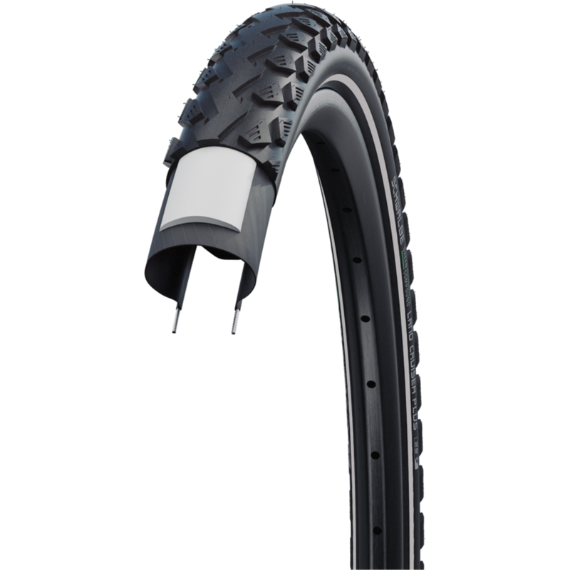 Schwalbe Land Cruiser Plus | Active Line | PunctureGuard Black+Reflex