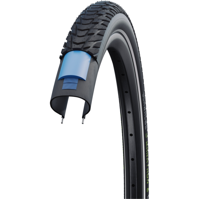 Schwalbe Marathon E-Plus | Performance Line | DualGuard Black+Reflex