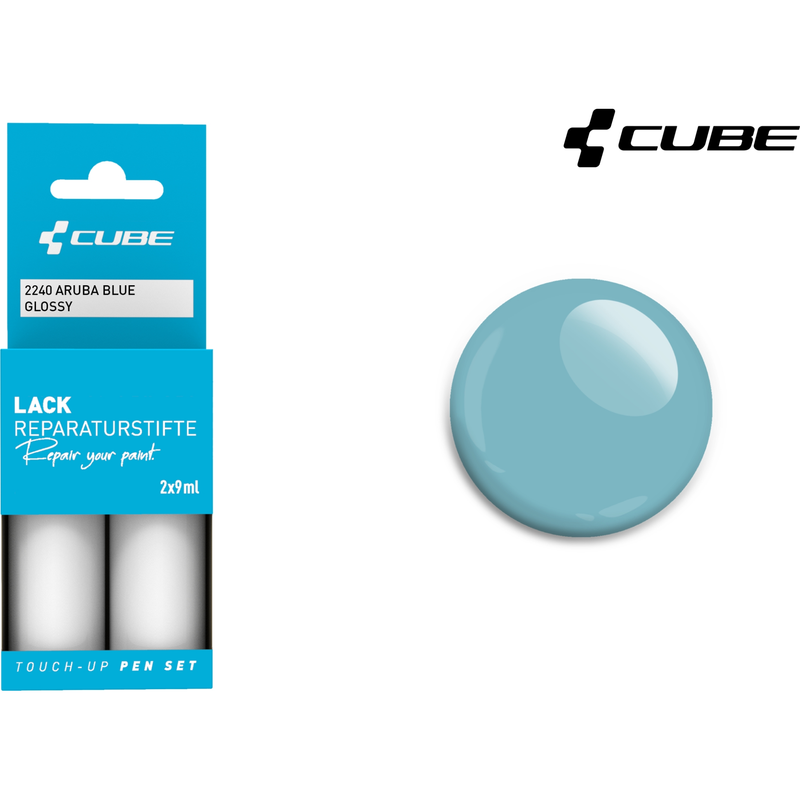 Cube Lackstift Set glossy blue