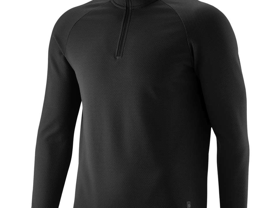 Gonso Essential Jersey Longsleeve Therm M black – Detail 2