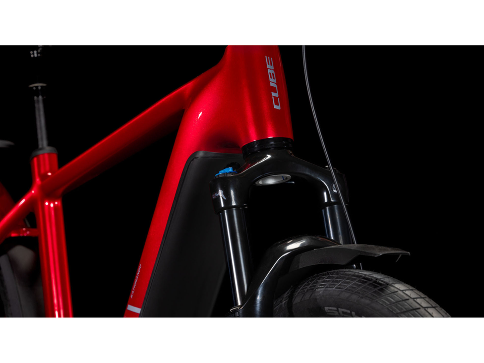 Cube Kathmandu Hybrid Comfort Pro 800 electricred´n´red – Detail 4