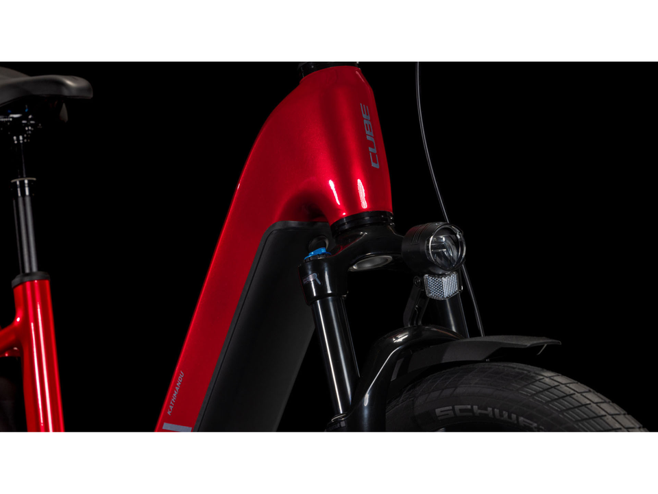 Cube Kathmandu Hybrid Comfort Pro 800 electricred´n´red – Detail 4