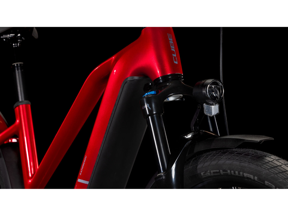 Cube Kathmandu Hybrid Comfort Pro 800 electricred´n´red – Detail 5