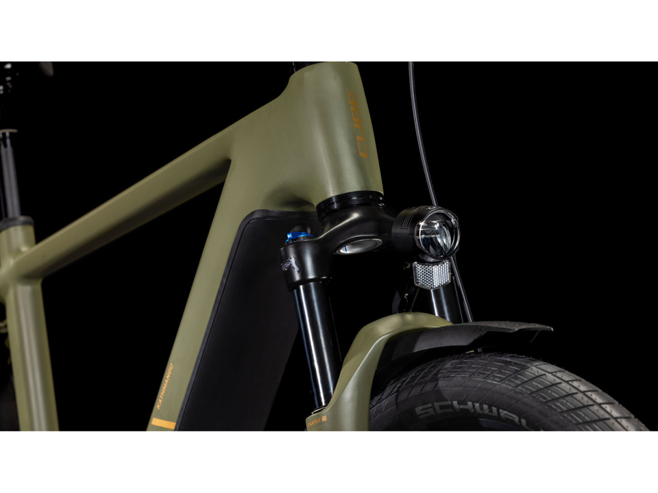 Cube Kathmandu Hybrid Pro 800 dustyolive´n´gold – Detail 4