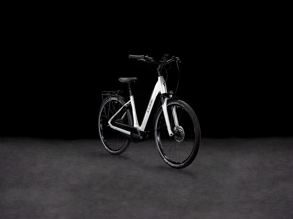 Cube Supreme RT Hyb. Comfort EXC 625 sleekgrey´n´lunar – Detail 1