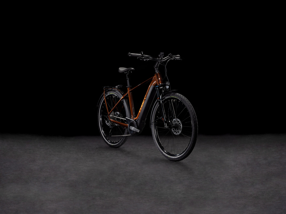 Cube Touring Hybrid Pro 625 cinnamon´n´orange – Detail 1