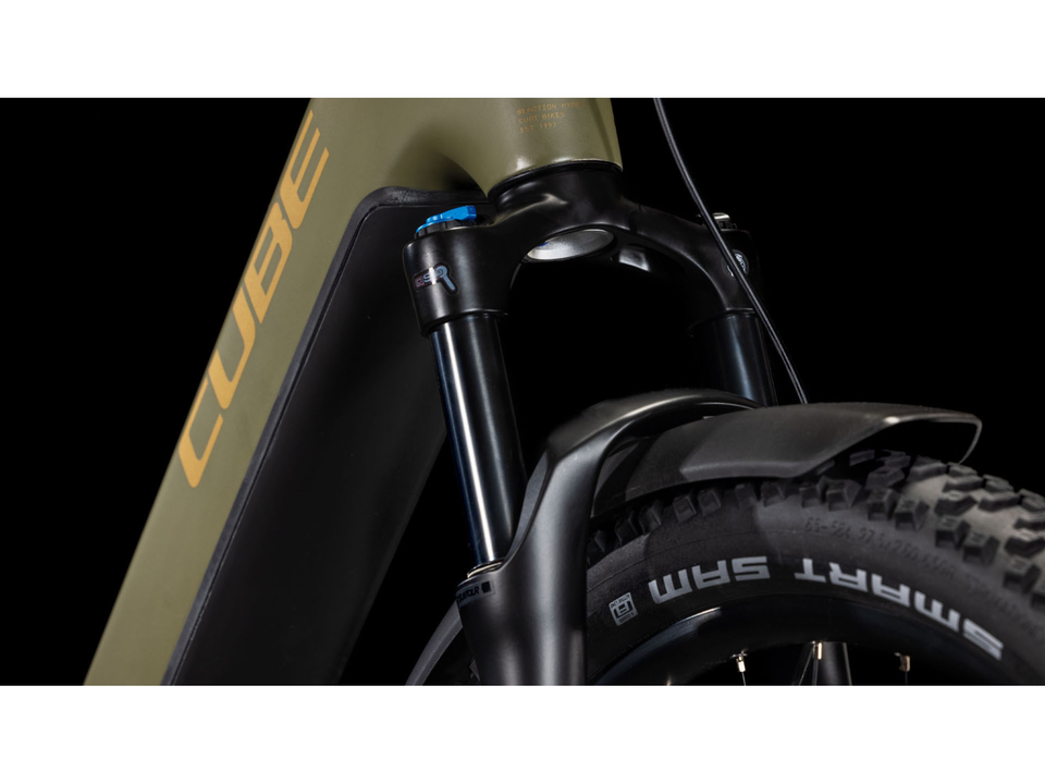 Cube Reaction Hybrid Pro 800 Allroad dustyolive´n´gold – Detail 5