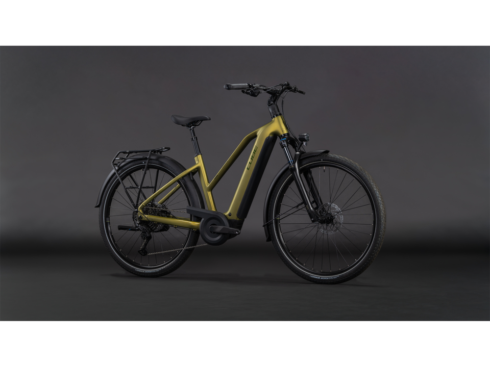 Cube Touring Hybrid Pro 800 goldenlime´n´black – Detail 1
