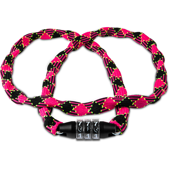 RFR Cube Zahlenkettenschloss Style CMPT neon pink´n´black