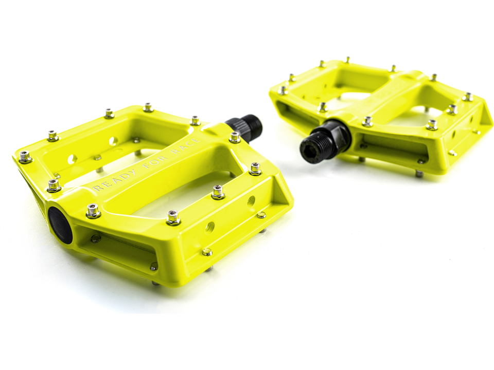 RFR Cube Pedale Flat CMPT neon yellow – Detail 4