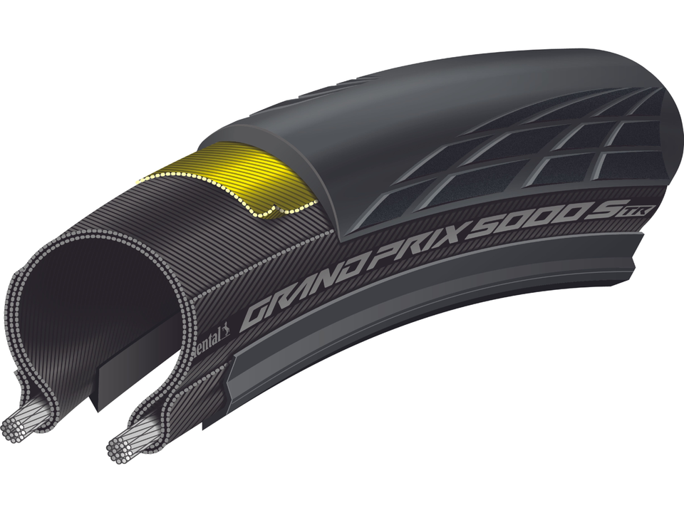 Continental Grand Prix 5000 S TR Black-Black – Detail 2
