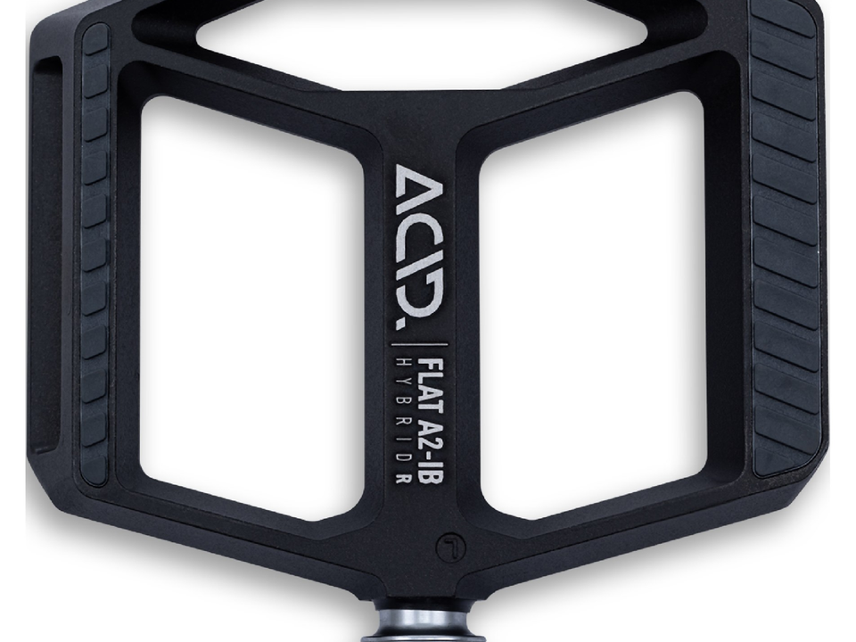 Acid Pedale FLAT A2-IB Hybrid R black – Detail 1