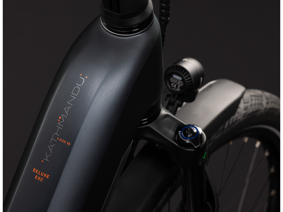 Cube Kathmandu Hybrid Deluxe EXC 800 stealthgrey´n´grey – Detail 1