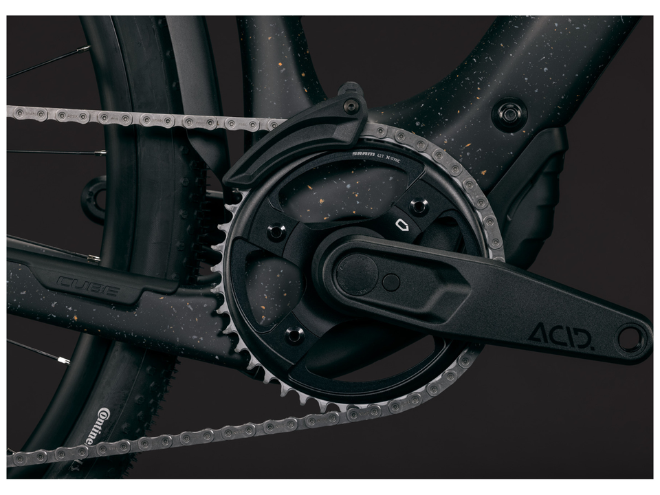 Cube Nulane Hybrid C:62 SLX 400X FE mineralblack´n´orange – Detail 3