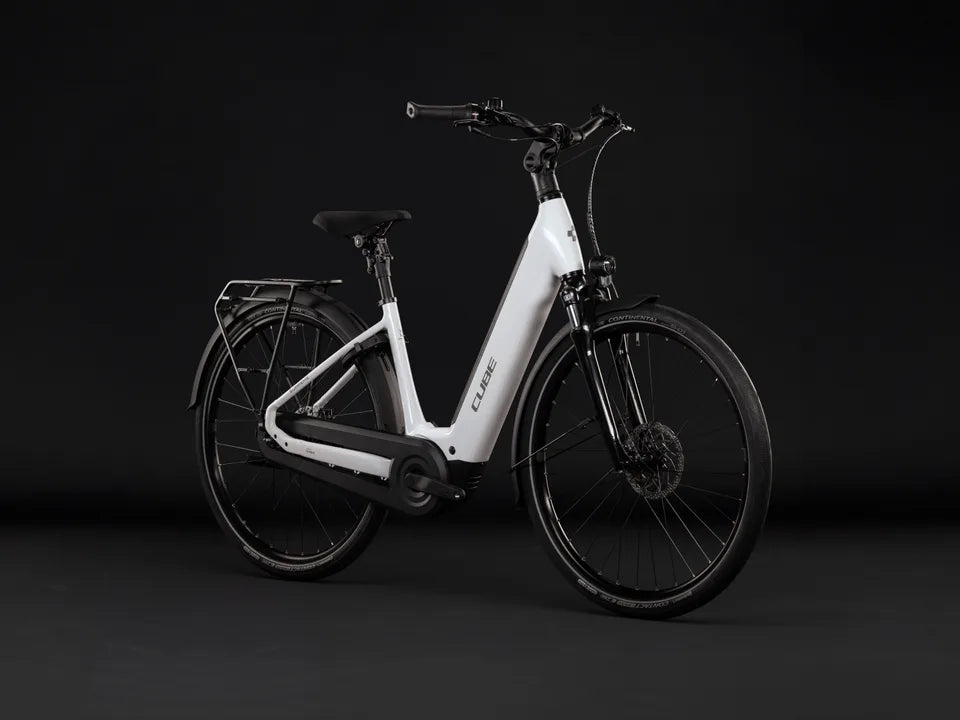 Cube Supreme RT Hybrid Comfort EX 600 metallicwhite´n´reflex – Ansicht 1